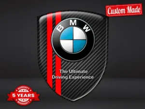 BMW Fensteraufkleber Auto Sportlich Premium Anpassbar